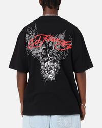 Ed Hardy Flash Demon T-Shirt Black