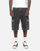 X-Large Eagle Baggy Cargo Denim Shorts Washed Black