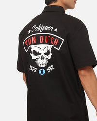 Von Dutch California Button Up Shirt Black