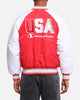 Champion Rebel USA Letterman Jacket Red Spark Csi