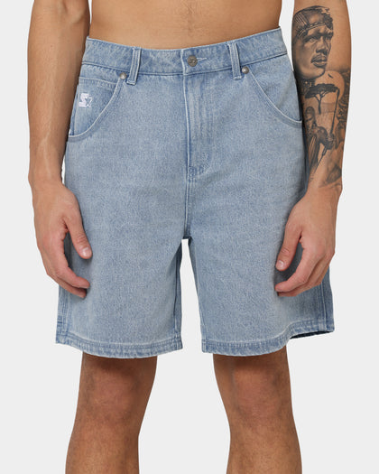 Starter Foul Ball Denim Shorts Blue Denim