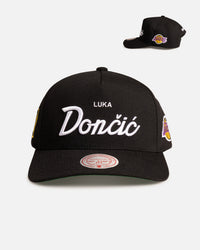 Mitchell & Ness Los Angeles Lakers Luka Dončić 'CLSC Script' Pro Pinch Snapback Black