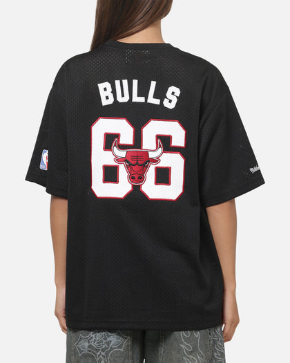Mitchell & Ness Chicago Bulls Basketball Mesh T-Shirt Black