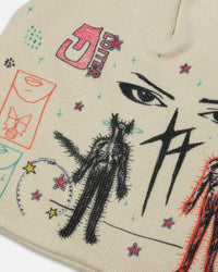 Loiiter Hand Drawn Skully Off White