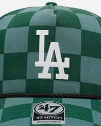 47 Brand Los Angeles Dodgers 'Checkerboard' 47 Hitch Snapback Green