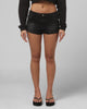 Loiter Women's Rodeo Denim Shorts Black