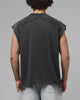 Loiter Cyber Applique Muscle T-Shirt Black