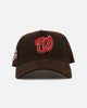 New Era Washington Nationals 'Walnut Cord' 9FORTY A-Frame Corduroy Snapback Walnut