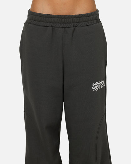 Carre Off Grid Panelled Trackpants Dark Grey