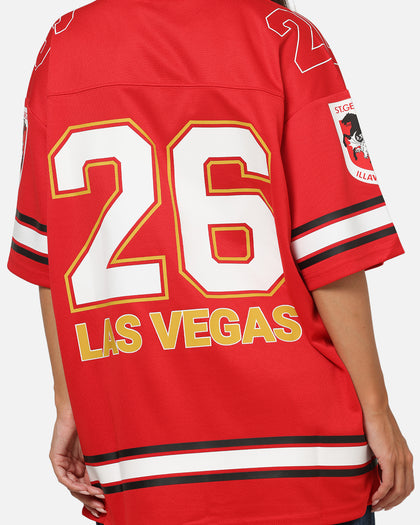 Bleacher Athletic St. George Illawarra Dragons NRL Vegas Round 2026 Jersey Red