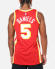 Nike Dyson Daniels Atlanta Hawks #5 Icon Edition Nike Dri-FIT NBA Swingman Jersey University Red