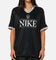 Nike Women's Sportswear V-Neck Jersey Black/White/Grey