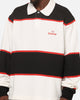 Carre Baseline Rugby Shirt Black Stripe