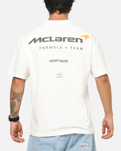 Mitchell & Ness X Mclaren Piastri Helmet T-Shirt Vintage White