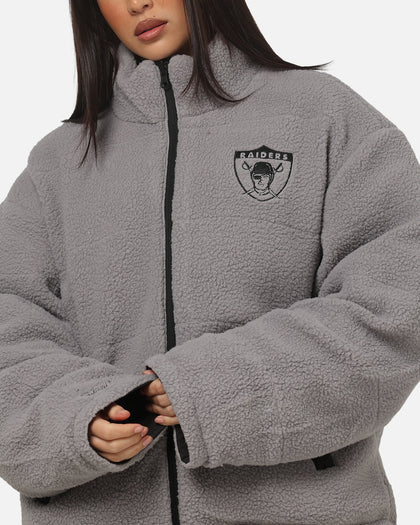 Mitchell & Ness Las Vegas Raiders Reversible Puffer Jacket Black