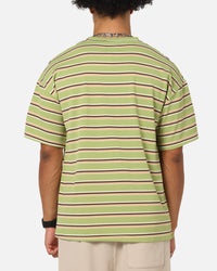 XXIII Standard Stripe T-Shirt Green/Orange