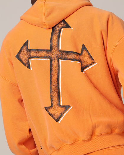 Saint Morta SSIX Vintage Hoodie Orange