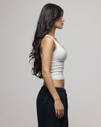 American Thrift Women's Scoop Neck Tank Grey Heather
