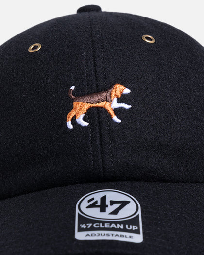 47 Brand Beagle Wool 47 Clean Up Strapback Black