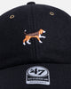 47 Brand Beagle Wool 47 Clean Up Strapback Black