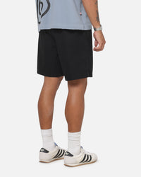 S Double Timeless Poplin Volley Beach Shorts Black
