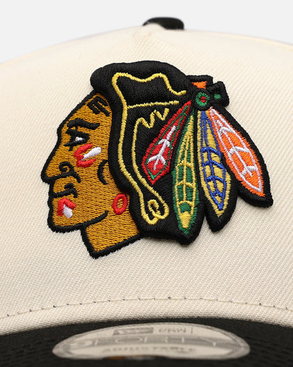 New Era Chicago Blackhawks 'Team Color Visor' 9FORTY A-Frame Snapback Chrome/Official Team Color