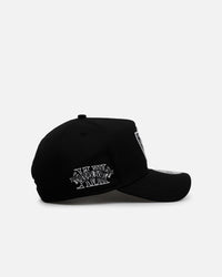 New Era Las Vegas Raiders 'Raised Metallic Chainstitch' 9FORTY A-Frame Snapback Black