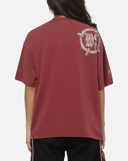 Worship Catharsis Box Crop T-Shirt Port Wine