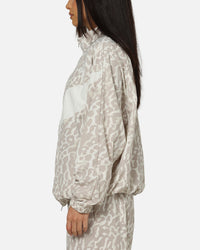Nike Women's Sportswear Woven Printed Jacket Leopard/White