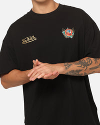 Von Dutch Flower Eye T-Shirt Black