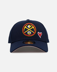 New Era Denver Nuggets 'Team Color Hearts' 9FORTY A-Frame Snapback Official Team Color