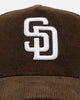 New Era San Diego Padres 'Cord Tones' 9FORTY A-Frame Snapback Walnut