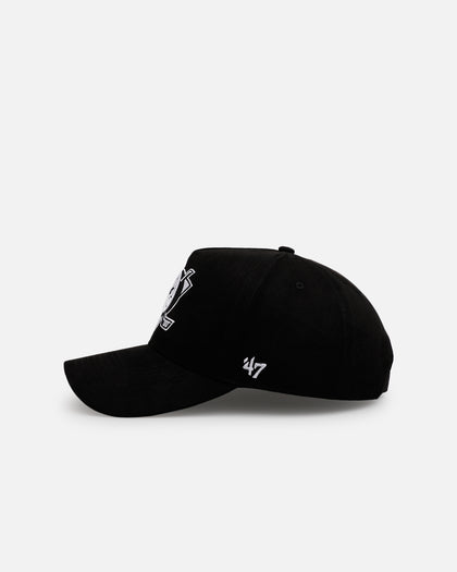 47 Brand Anaheim Ducks 'Ultrasuede' 47 MVP Strapback Black/White
