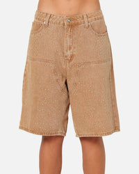 XXIII Diamond Buckle Back Jorts Vintage Sand