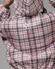 Loiter Women's Unity Crop T-Shirt Pink Plaid