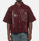 Ed Hardy Ghost Tattoo Button Up Shirt Plum