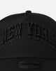 New Era New York Knicks 'NBA Black On Black' 9FORTY A-Frame Snapback Black