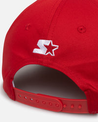 Starter Blank Classic Pinch Snapback Red