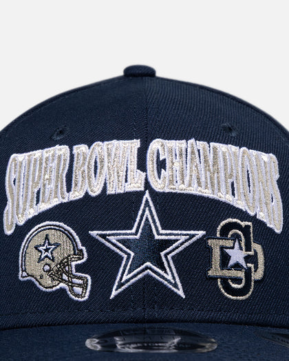 New Era Dallas Cowboys 'Super Bowl Champs' 9SEVENTY Stretch Snapback Official Team Colour