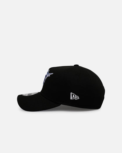 New Era Florida Marlins 'Black And Sky Blue' 9FORTY A-Frame Snapback Black/Sky Blue