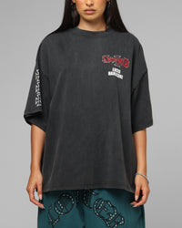 Loiter Hardcore Premium T-Shirt Washed Black
