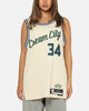 Nike Giannis Antetokounmpo Milwaukee Bucks #34 City Edition 2025/26 NBA Swingman Jersey Flat Opal/Green