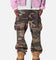 MNML Ultra Baggy Distressed Cargo Pants Woodland Camo