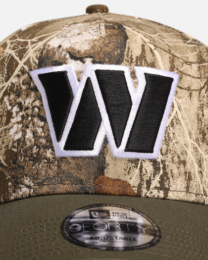 New Era Washington Commanders 'NFL Season Kick Off' 9FORTY A-Frame Snapback Realtree/Olive