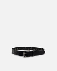 Saint Morta Dagger Leather Belt Black