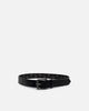 Saint Morta Dagger Leather Belt Black