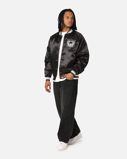 Mitchell & Ness Las Vegas Raiders Lightweight Satin Jacket Black