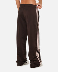 Adidas Women's Firebird Loose Track Pants Brown/Pink