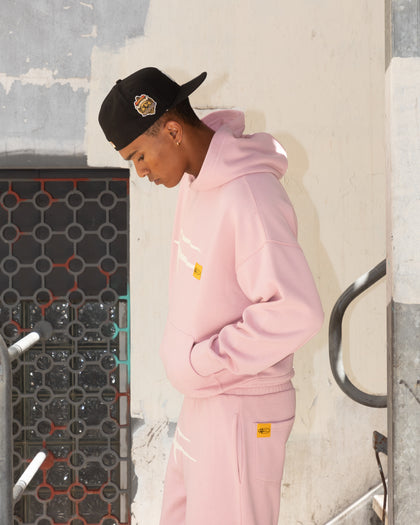 Loiter Hybrid Hoodie Dusty Pink