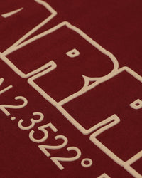 Carre Coordinates T-Shirt Maroon